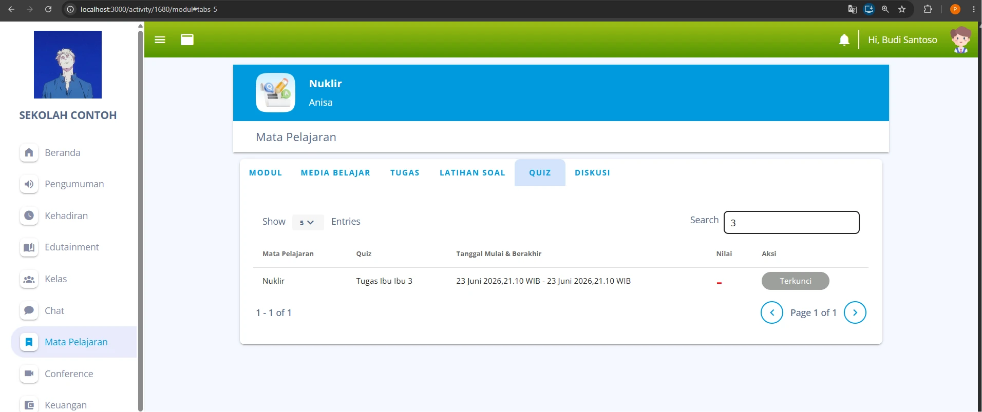 Screenshot of the Sidigs App project